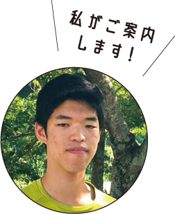 私がご案内します！